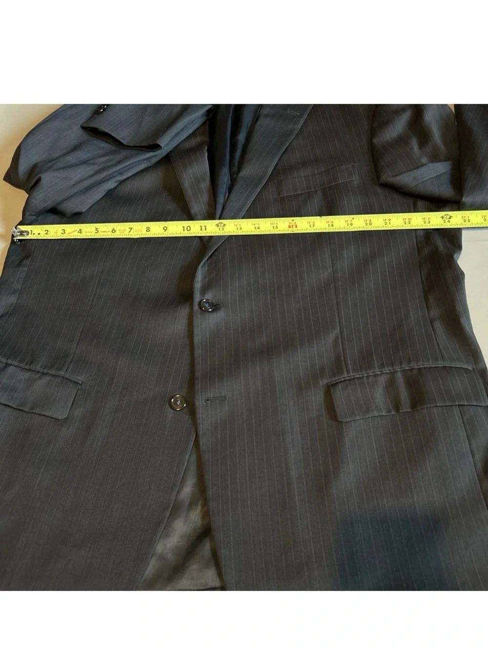 2 PC Hart Schaffer & Marx Chicago Navy 48L  Jacket- 40Wx31L Made In USA